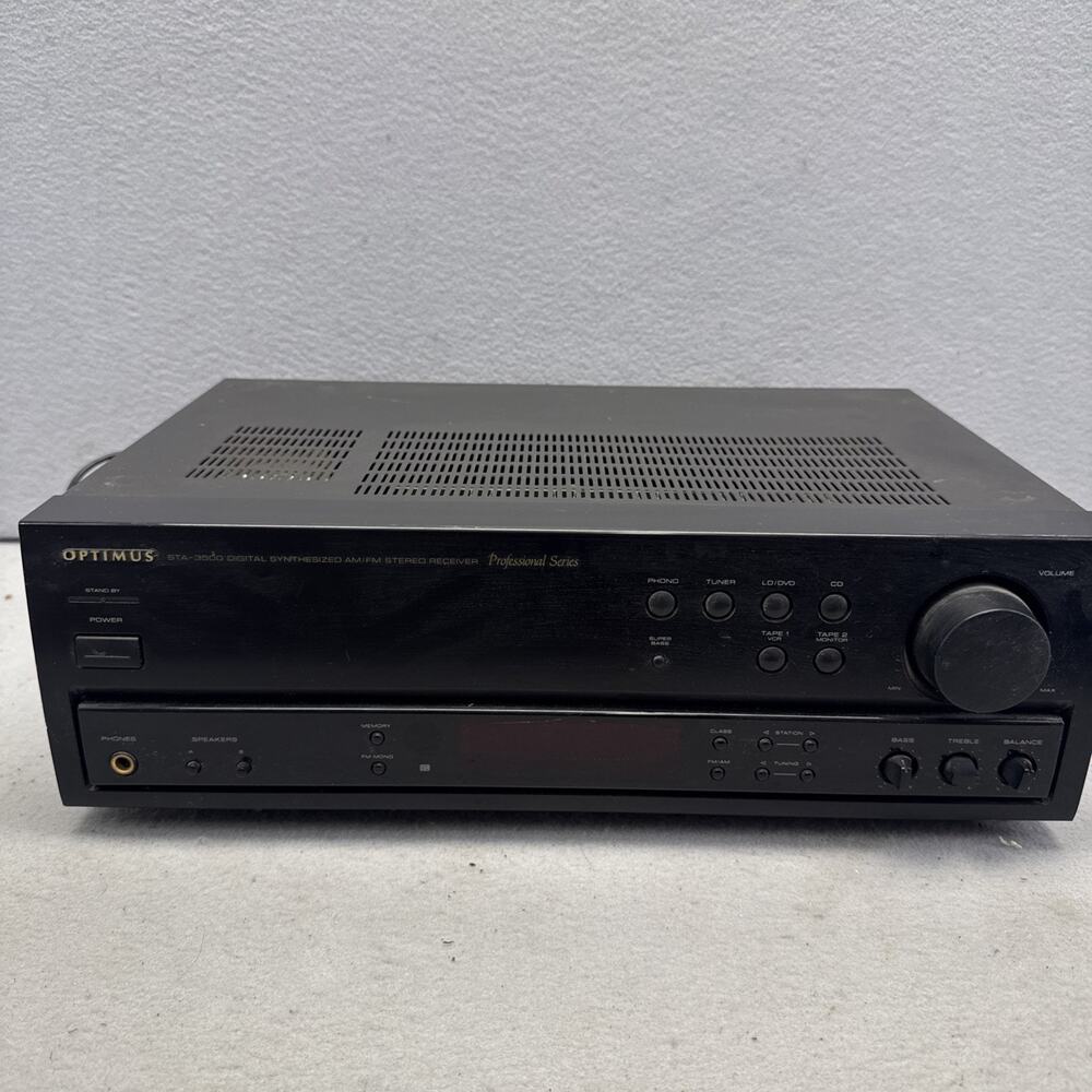 Vintage Optimus STA-3500 AM/FM Stereo Receiver Tested Working